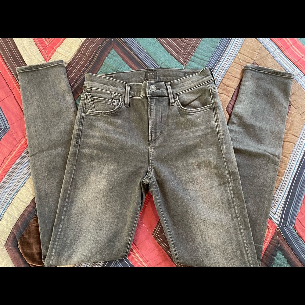 Citizens of Humanity Rocket High Rise Skinny Jean in Black Dahlia sz 26